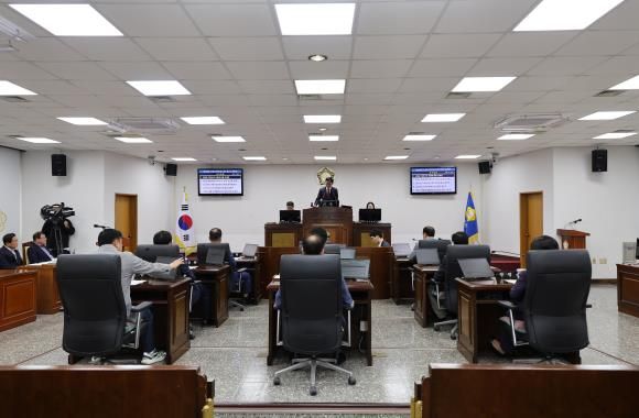 산청군의회, 제308회 임시회 폐회