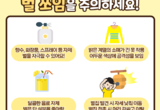 무더위 시작! 벌 쏘임 사고에 주의하세요!