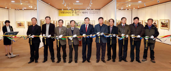 이동렬작 ‘거연정의 운무’·서하면 봉전리 봉평마을 앞