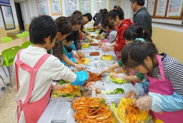 진주 한평초등학교 김장체험활동