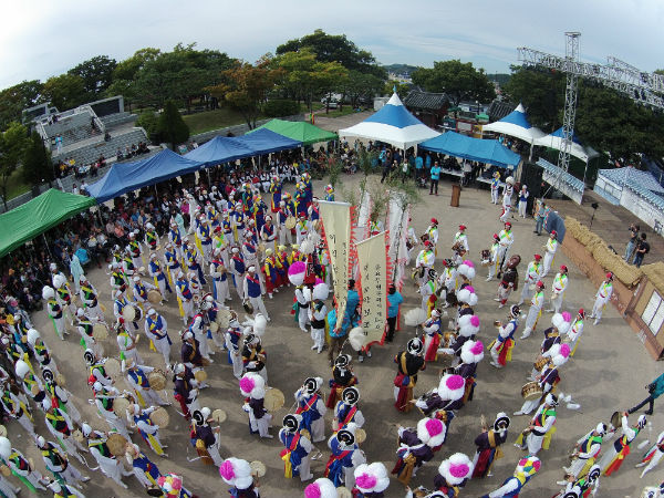 개천예술제의 농악대축제 모습/ 사진제공=진주시