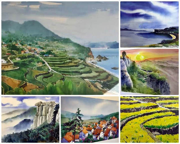 남해바래길 작은미술관에서 ‘남해풍경’ 기획전이 진행된다. 사진은 이번 기획전에 전시된 작품.