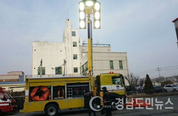 거창소방서, 첨단차량 조연차’구조대 배치(사진/거창소방서)