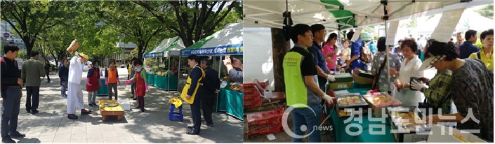 농축산물 직거래 장터 모습. (사진/부산시)