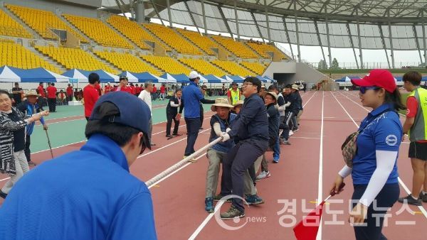 함양군 경남장애인체전 출전(줄다리기)(사진/함양군)