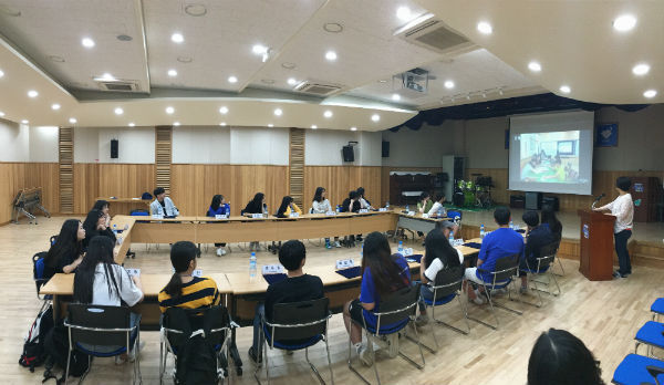 청소년들의 학교생활 어려움을 또래끼리 나눌 수 있는 또래상담연합회가 구성됐다