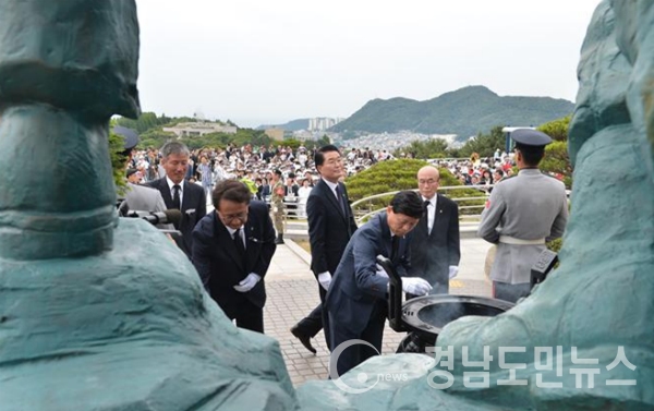 2017년 현충일 행사 사진.(사진/부산시)