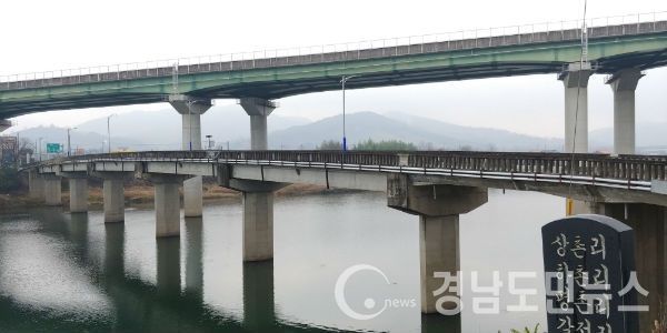 생초면 노후교량 고읍교 재가설(사진/산청군)