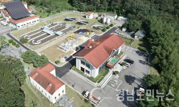 산청군 공공하수처리장 전경(사진/산청군)