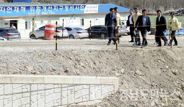 류희인 행안부 안전관리본부장 현장점검(사진/합천군)