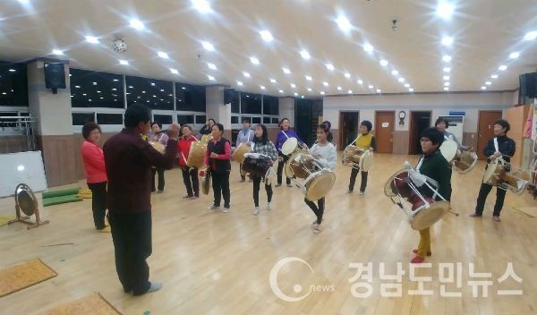 가야면 취미문화프로그램(풍물)(사진/합천군)