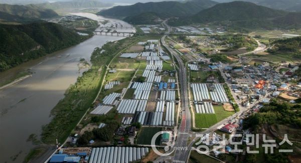 산청군 단성면 항공촬영(사진/산청군)