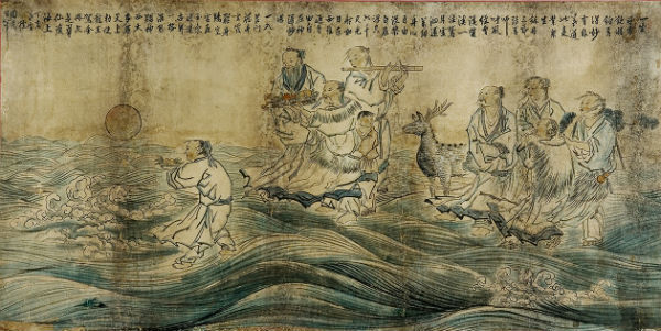 전시 자료는 단원 김홍도(1745~1805)의 해상군선도海上群仙圖를 비롯하여 거창 수승대 관수루 내력을 지은 관아재, 조영석(1686~1761)의 인물산수도, 겸재 정선(1676~1759), 현재 심사정(1707~1769), 진재 김윤겸(1711~1775), 양성헌 김시(1524~1593), 추사 김정희(1786~1856) 등 당대의 회화 관련 명품들이 즐비하며 원교 이광사(1705~1777), 한석봉 글씨를 비롯해 문종과 순종 임금의 어필 등 명필 서예작품도 선보인다.