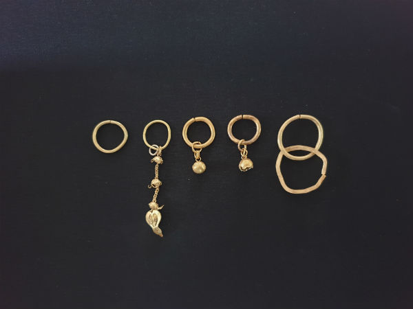 구덩식돌덧널무덤 내 귀걸이 M13호분 구덩식돌덧널무덤과 딸린무덤 전경