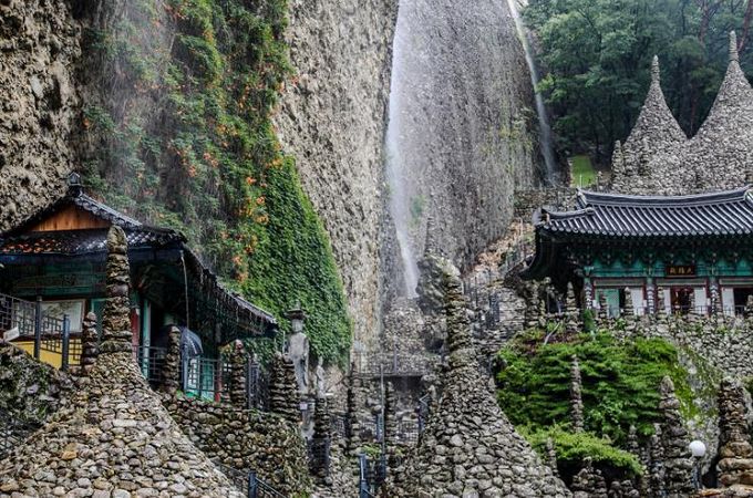 진안군 여름 마이산 절경