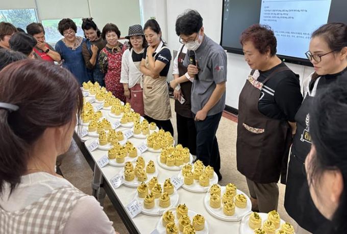 ‘강진쌀의 맛과 멋을 담았다’ K-디저트 실습교육 인기