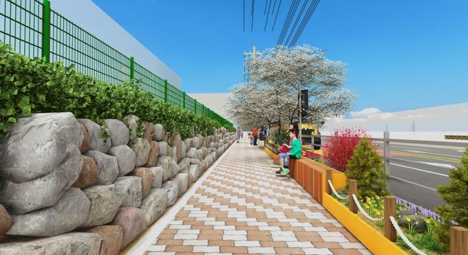 통영시, 등굣길 즐거움을 더하는 녹색공간!