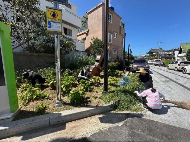 통영시, 도천지구 도시재생 사업구역 환경정비 실시