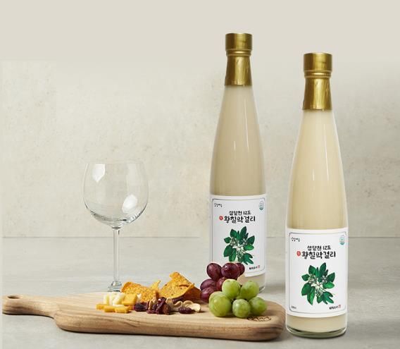 전통주- 섬달천 12도생황칠막걸리 사진