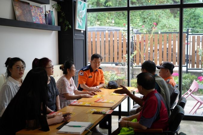 전통시장 화재예방 캠페인 간담회