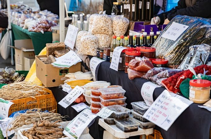 ▲올해 설날을 맞아 개최된 어울림장터 행사 모습