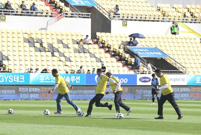 “전남축구 파이팅!”땅끝 해남에서 응원왔어요