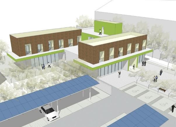 내려받기산인농공단지 청년문화센터 조감도(안)