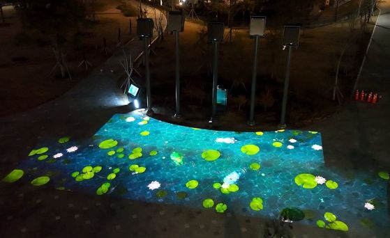 진주시 미디어아트 콘텐츠 추가 적용 운영