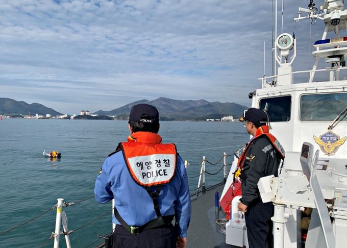 사천해경, 해양사고 대비 수난대비기본훈련 실시
