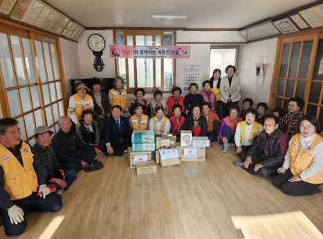 적십자와 함께하는 따뜻한 손길, 경남 고성 개천면적십자봉사회 사랑의 봉사활동 실시