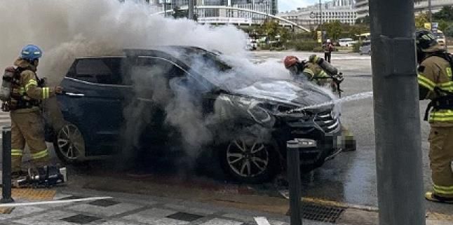 지난 9월 30일 발생한 어진동 차량화재