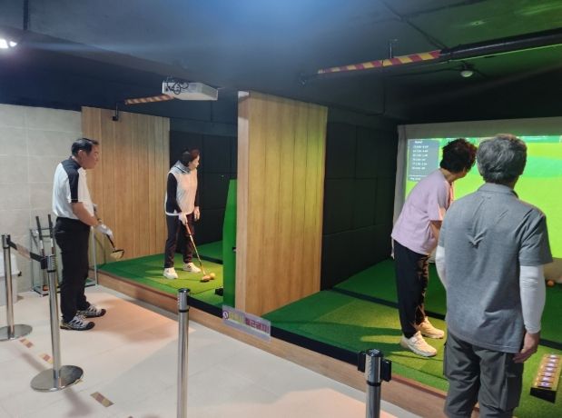 스크린 파크골프장 개장