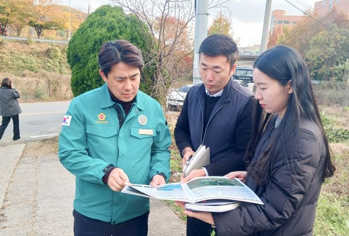 김종훈 울산시의원, 태화강변 훼손지 복구사업 현장방문