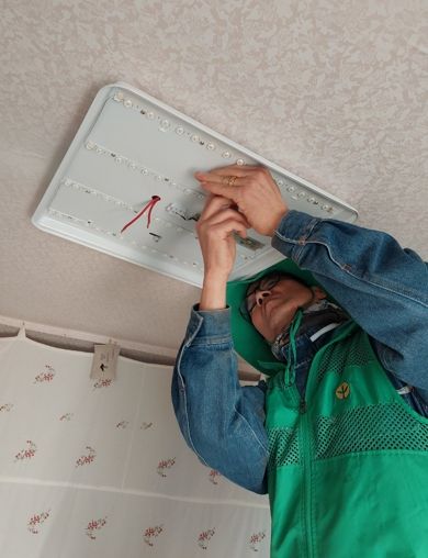 새마을지도자하동군협의회 “사랑잇기 LED전등 교체 사업”