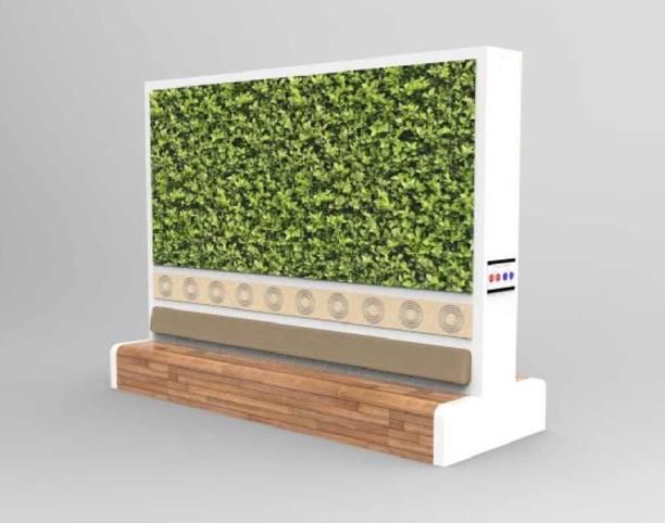 미세먼지 저감벤치 예시