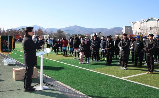 밀양서 열린 제15회 밀양아리랑배 영·호남초청 족구대회 성료