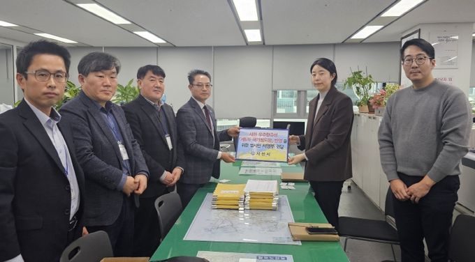 임정의 시민안전국장, 사천시 광역교통망 추진 위해 국토부 방문