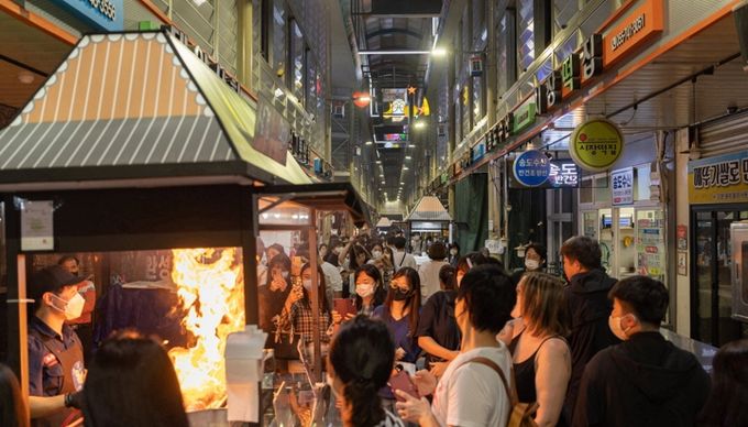 올빰토요야시장 현장사진