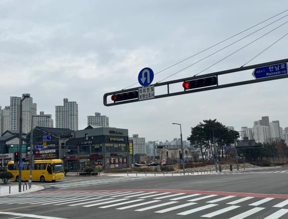 세종시 장기로~만남로 교차구간 교통 혼잡 개선사업 완료