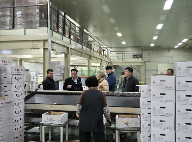 고성군, 민생안정을 위한 농산물수출분야 점검