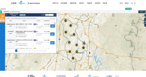 세종시 일자리 종합 플랫폼 잡아람 세종일자리맵