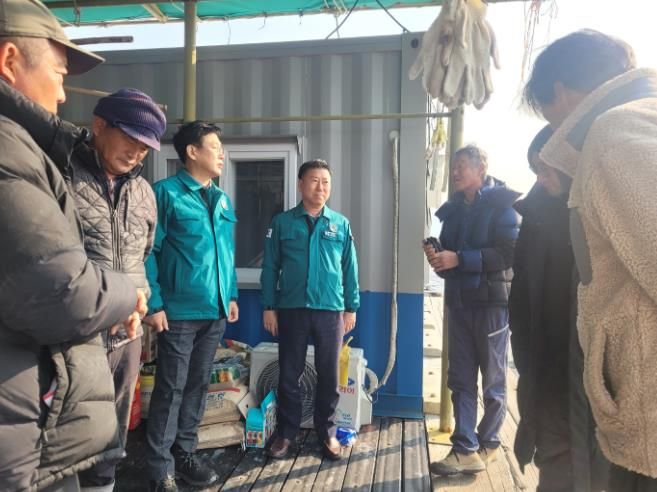 어류 가두리 양식장 저수온 피해 대비 통영시 선제적 대응 돌입 !