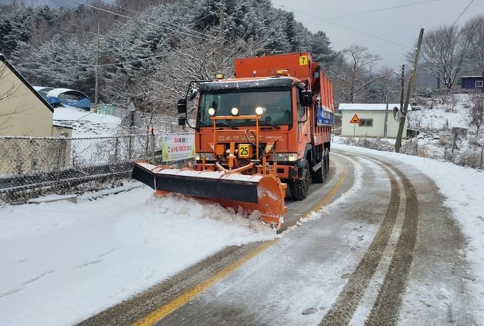 춘천시, 대설주의보 발령에 따른 비상대응 체제 가동