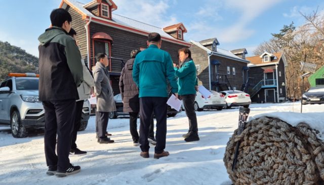 횡성군 000펜션 점검 전경