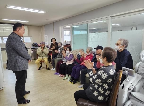 파주시 운정1동, 설 명절맞이 경로당 순회 방문