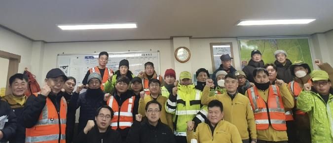 동두천시, 설 연휴 생활쓰레기 관리 대책 추진 및 환경미화원 위문