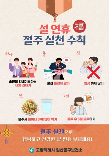 설연휴 절주 실천 수칙