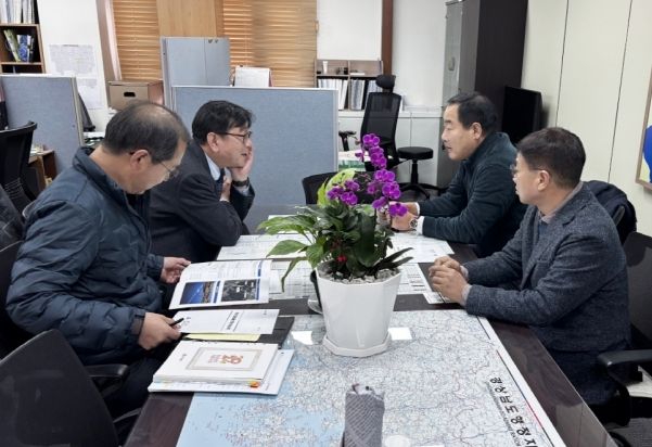 함양군, 관광자원개발사업 예산확보 등 경남도 방문