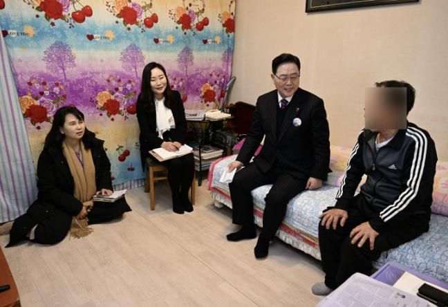 강수현 양주시장, ‘행복한 노후의 동행’ⵈ 홀몸 어르신 가정방문