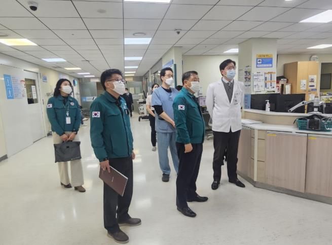 양산시, 설 연휴 대비 양산부산대병원 현장점검